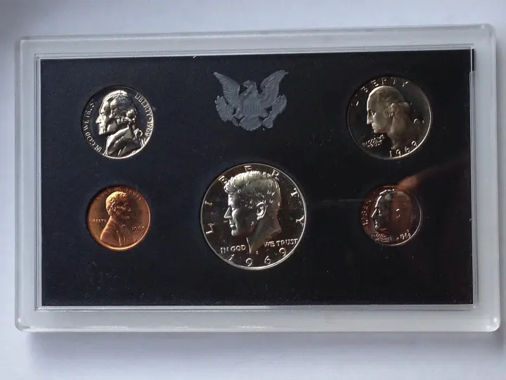 1969 US Mint Proof Set — Original Packaging, Brilliant Uncirculated