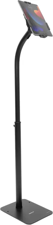Mount-It! Anti-Theft Universal Tablet Floor Stand with Locking Clamp — Black